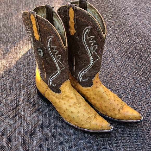 Lamasini quilled ostrich boots - Picture 2 of 5